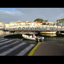 Eine Drehbrücke in Le Grau-du-Roi